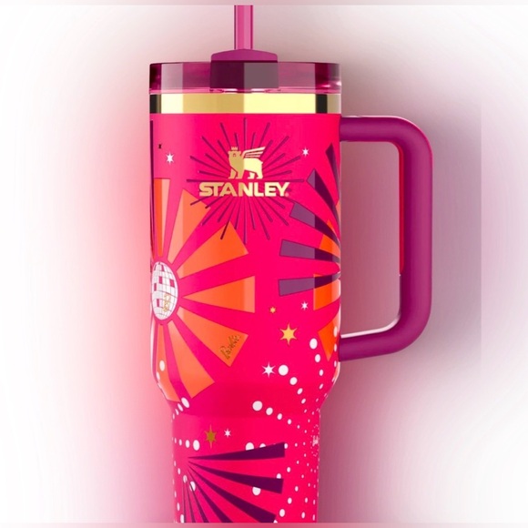 Stanley Vault Barbie 40oz Quencher Bundle Superstar + Dynamite NIB - Picture 2 of 3